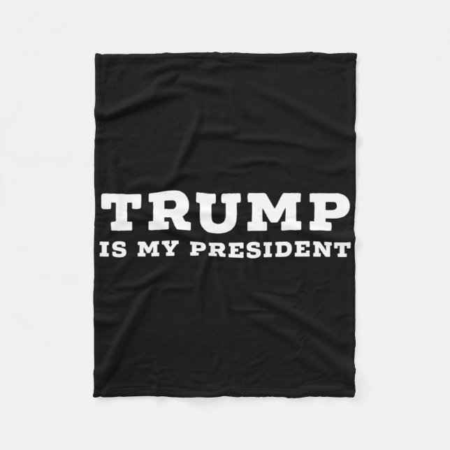 Cobertor De Velo Trump É Meu Presidente  (Frente)