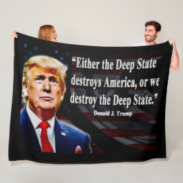 Cobertor De Velo TRUMP e o ESTADO PROFUNDO