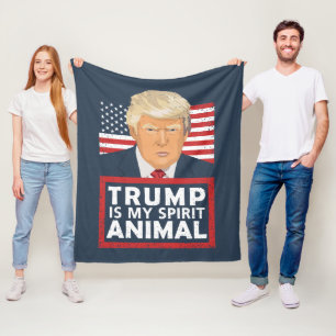 Cobertor De Velo Trump é o meu espírito animal engraçado