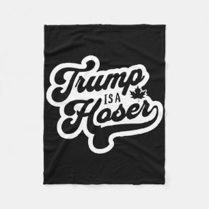 Cobertor De Velo Trump É Um Hoser Engraçado Folha de Maple Canadá C