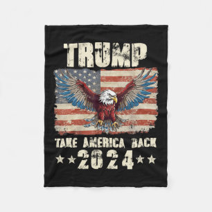 Cobertor De Velo Trump Eagle Presidente Dos Eua 2024 Retire A Améri