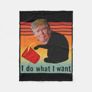 Cobertor De Velo Trump Eu Faço O Que Eu Quero Que A Economia Engraç