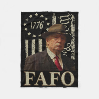 Cobertor De Velo Trump Fafo F por aí Descubra a Vintagem do Sinaliz