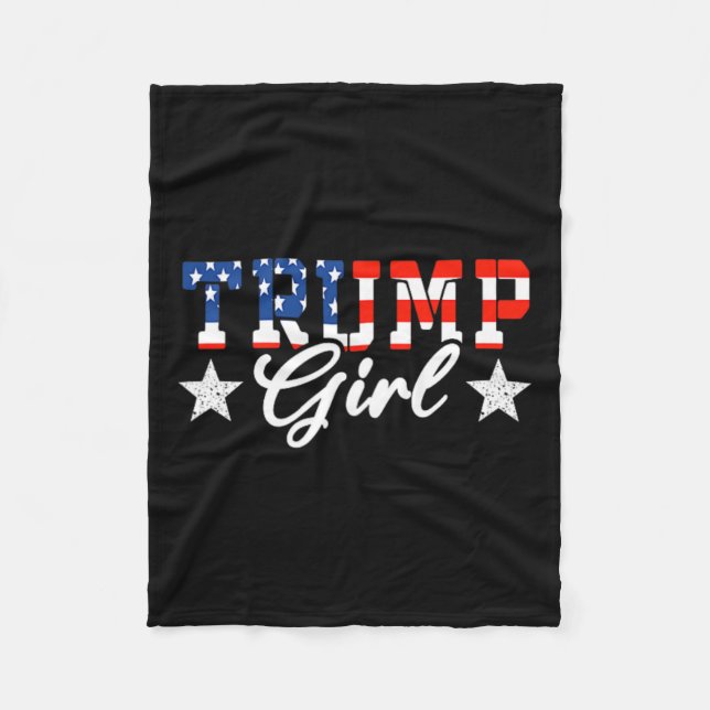 Cobertor De Velo Trump Girl sem desculpas (Frente)