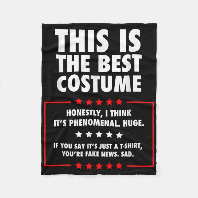 Cobertor De Velo Trump Halloween Costume Shirt (Frente)