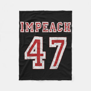 Cobertor De Velo Trump Impeach 47 Anti Trump 8647 Presidente - Pret