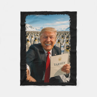 Cobertor De Velo Trump Impõe Tarifa Sobre Política Irônica de Pingu