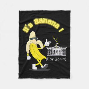 Cobertor De Velo Trump It's Banana (for Scale) Starship Funny Trump