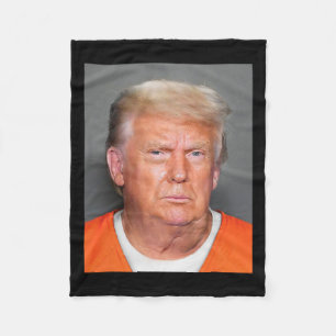 Cobertor De Velo Trump Mug Shot 1