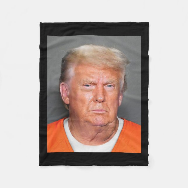 Cobertor De Velo Trump Mug Shot 1 (Frente)