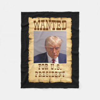 Cobertor De Velo Trump Mug Shot Desejado Para Os Eua. Presidente 20