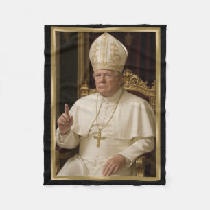 Cobertor De Velo Trump Para Pope T Camisa Presidente Trump Camiseta