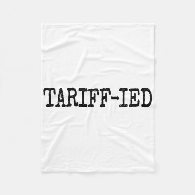 Cobertor De Velo Trump Tarifa-ado Anti Tarifa Aterrorizado (Frente)