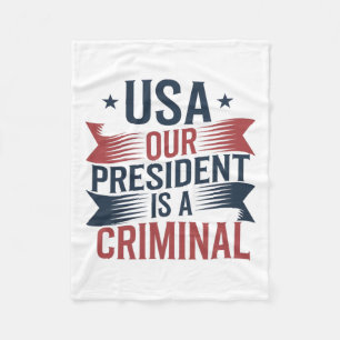 Cobertor De Velo Trump Usa Nosso Presidente É Um Crime