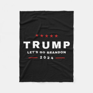 Cobertor De Velo Trump Vamos Go Brandon 4 De Julho De 2024 Maga Tee