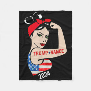 Cobertor De Velo Trump Vance 2024 Vp Vice-Presidente Eleição Améric