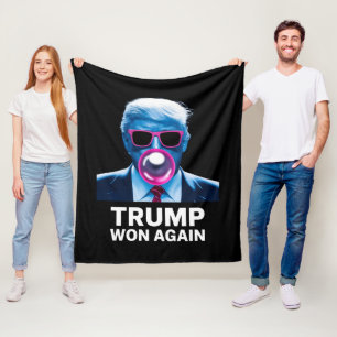 Cobertor De Velo Trump Venceu Novamente Eleição 2024 Voto President