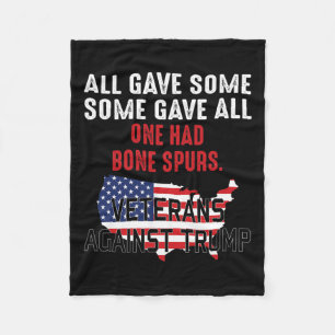 Cobertor De Velo Trump Veterans Contra Trump
