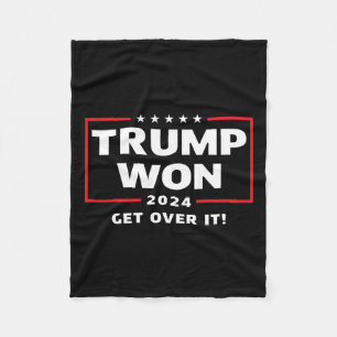 Cobertor De Velo Trump Won 2024 supere