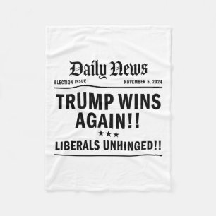 Cobertor De Velo Trump Won Victory ganha título Trump 2024 Landsli
