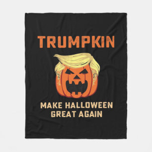 Cobertor De Velo Trumpkin Faz Excelente De Halloween Novamente - Bo