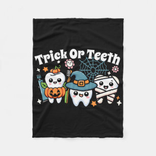 Cobertor De Velo Truque Engraçado Ou Dentes Halloween Habilita Dent