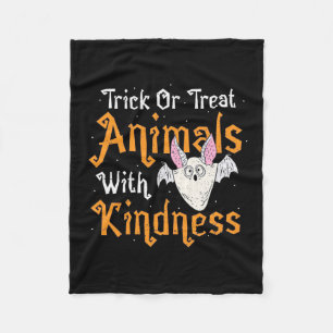 Cobertor De Velo Truque Ou Tratar Animais Com Bondade