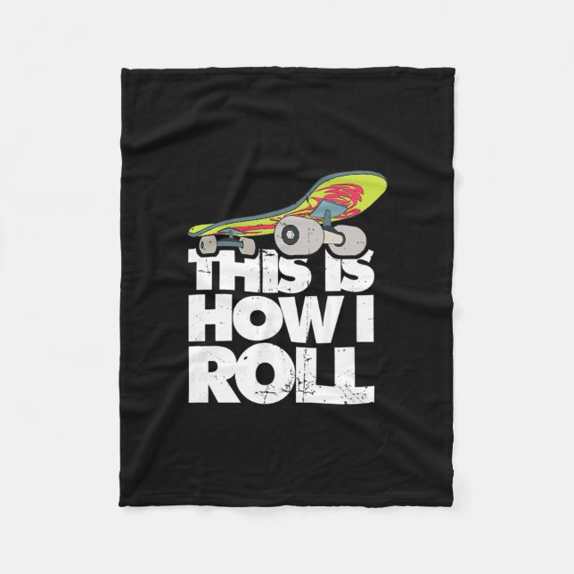 Cobertor De Velo Truques de Skateboard Halfpipe - Skate Esportes Ra (Frente)