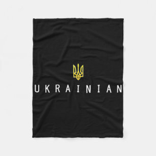 Cobertor De Velo Tryzub Ucraniano Zelensky Ucrânia Tridente Militar