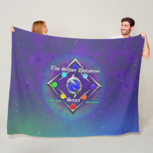 Cobertor De Velo TSDS: Da vida e do amor Logotipo Azul e Verde