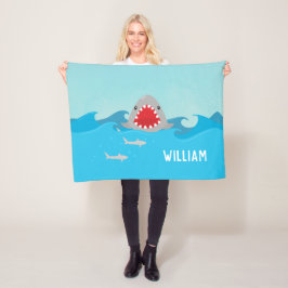 Cobertor De Velo Tubarão-gato na água | Rapazes