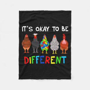 Cobertor De Velo Tudo Bem Ser Diferente Frango Cute Puzzle Autismo