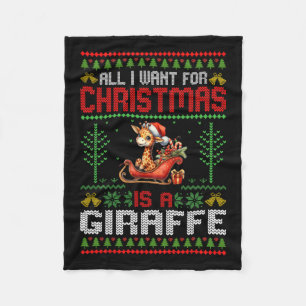 Cobertor De Velo Tudo O Que Eu Quero É Uma Girafa...