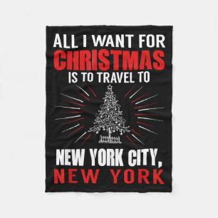 Cobertor De Velo Tudo o que eu Quero para o Natal Viajar para a Cid