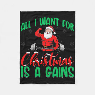 Cobertor De Velo Tudo Que Eu Quero Para O Natal É Ganhos Culturismo
