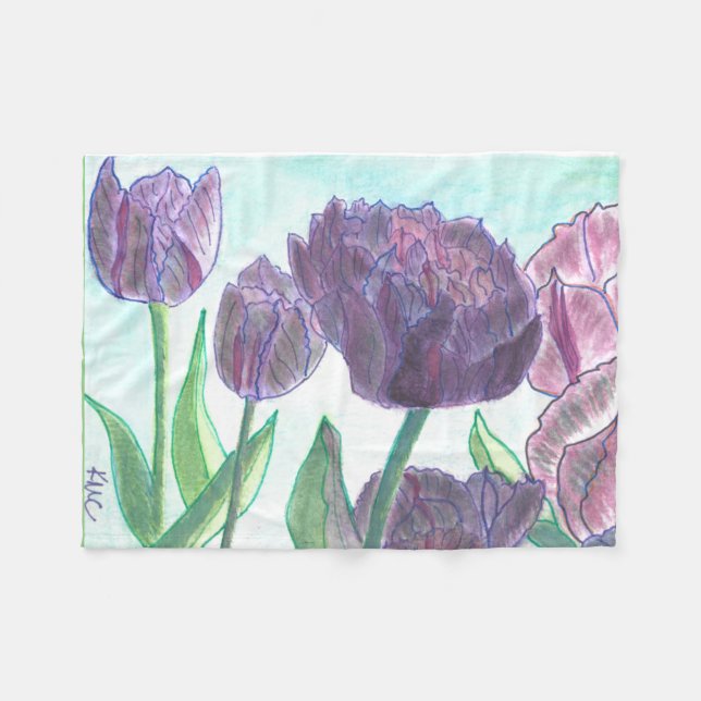 Cobertor De Velo Tulipas (Frente (Horizontal))