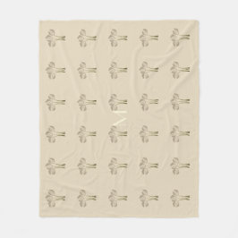 Cobertor De Velo Tulipas Personalizadas