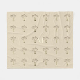 Cobertor De Velo Tulipas Personalizadas
