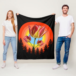 Cobertor De Velo tulips nature botanical plant 