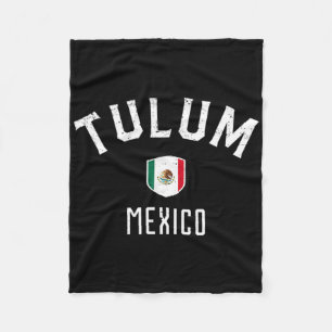Cobertor De Velo Tulum México - Bandeira Mexicana Tulum Tee 