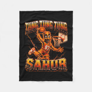 Cobertor De Velo Tung tung tung sahur 67 jogador basquete italiano