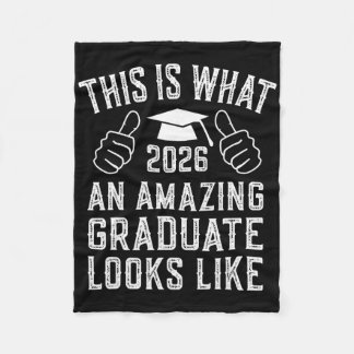 Cobertor De Velo Turma De 2026 Graduado Incrível Formatura Para Ele