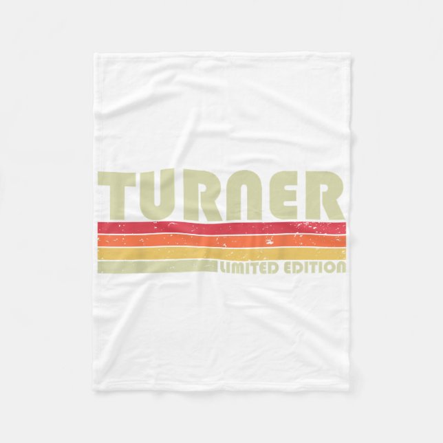 Cobertor De Velo TURNER Funny Job Title Profissão de Aniversário (Frente)