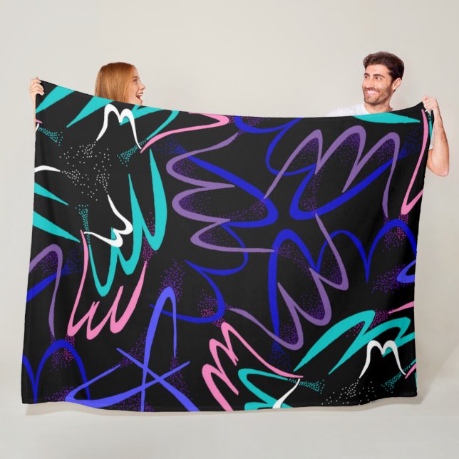 Cobertor De Velo Turquesa azul branca do design polar de Jimette do (In Situ)