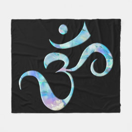 Cobertor De Velo Turquoise Marbled Om