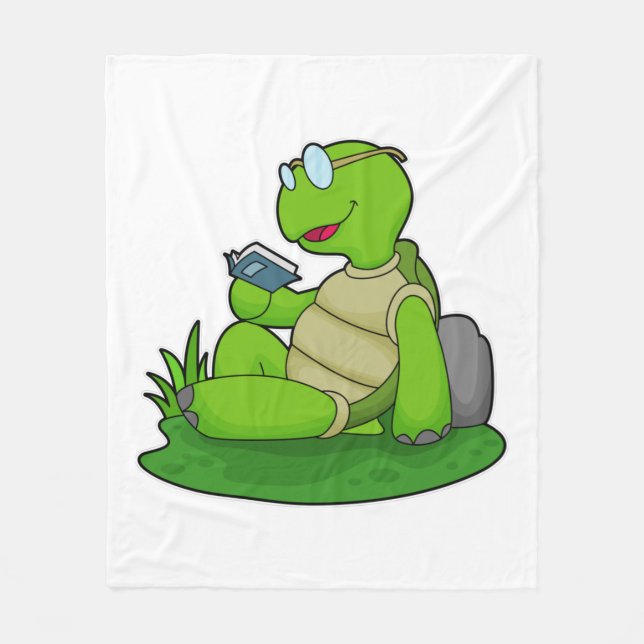 Cobertor De Velo Turtle Leading Book (Frente)