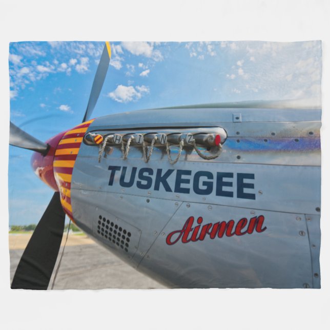 COBERTOR DE VELO TUSKEGEE AIRMEN (Frente (Horizontal))