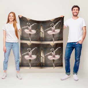 Cobertor De Velo "Tutu-rific! A Pirouette Graceful de Gibbon"