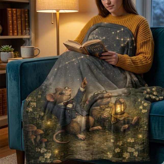 Cobertor De Velo Tux & Twitch Under the Stars (Criador carregado)