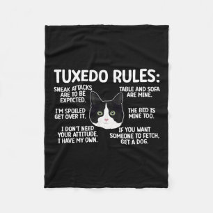 Cobertor De Velo Tuxedo Cat Regras Tuxedo Cat Lover Tuxedo Propriet